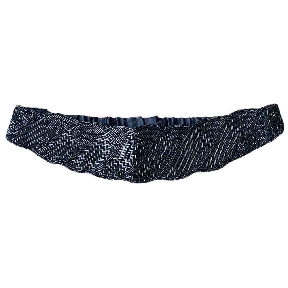 Carla Marchi Beaded Cumberbund Belt - Picture 2 of 5